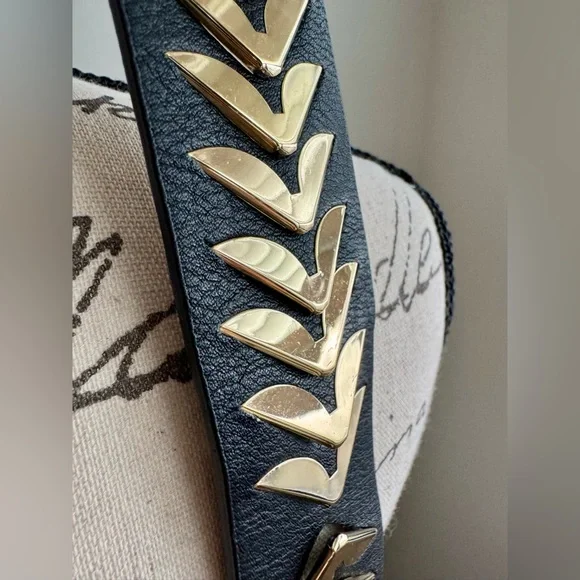 Express Black and Gold Women's Belt, S/M - Picture 7 of 9